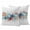 Gray, variant on Summer Starfish Pink Outdoor Pillow Covers 18x18 Set of 2,Waterproof Patio Throw Pillowcase Protectors,Beach Coral Conch Coastal Square Decorative Pillow Shams Cushion Covers for Seat Bed Couch Sofa