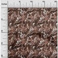 thumbnail image 2 of oneOone Polyester Lycra Brown Fabric Abstract Sewing Craft Projects Fabric Prints By Yard 56 Inch Wide, 2 of 4