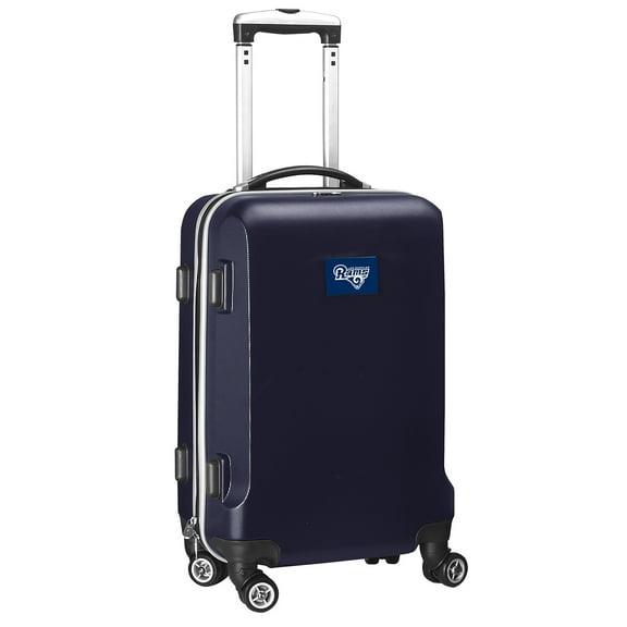 Denco NFL Los Angeles Rams Luggage Carry-On 21In Hardcase Spinner
