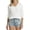 Off-White, variant on Women's 100% Cotton V-Neck Cable Knit Sweater, Lightweight Long Sleeve Pullover Sweater for Women, Navy L