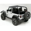 Rugged Ridge by RealTruck Summer Brief Top for Wrangler JK | Mesh, Black | 13579.12 | Compatible with 2010-2018 Jeep Wrangler JK