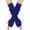 Royal Blue -AU21, variant on Resicozy Arm Warmers, Women's Long Knit Fingerless Gloves with Thumb Hole Stretchy Knit Fabric, Long Sleeve Coverage to Elbow Dark Gray
