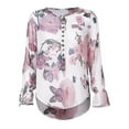 thumbnail image 1 of Blouse en Chiffon Élégante Grande Taille pour Femmes avec Col Rabattu - 2024 Tenue Décontractée et de Travail S-5TG, 1 of 5