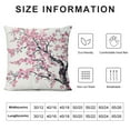 thumbnail image 5 of Nawypu  Cherry Blossom Pillow Cover Japanese Cherry Decorative Pillowcases Cherry Blossom Pillowcase Pink Flower Pillow Cases Home Cushion Decorative, 5 of 5