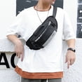 thumbnail image 3 of Riñonera de gran capacidad para hombre, bolso de mensajero de nailon ligero, bolso de pecho con caja registradora de negocios de moda coreana, 3 of 6