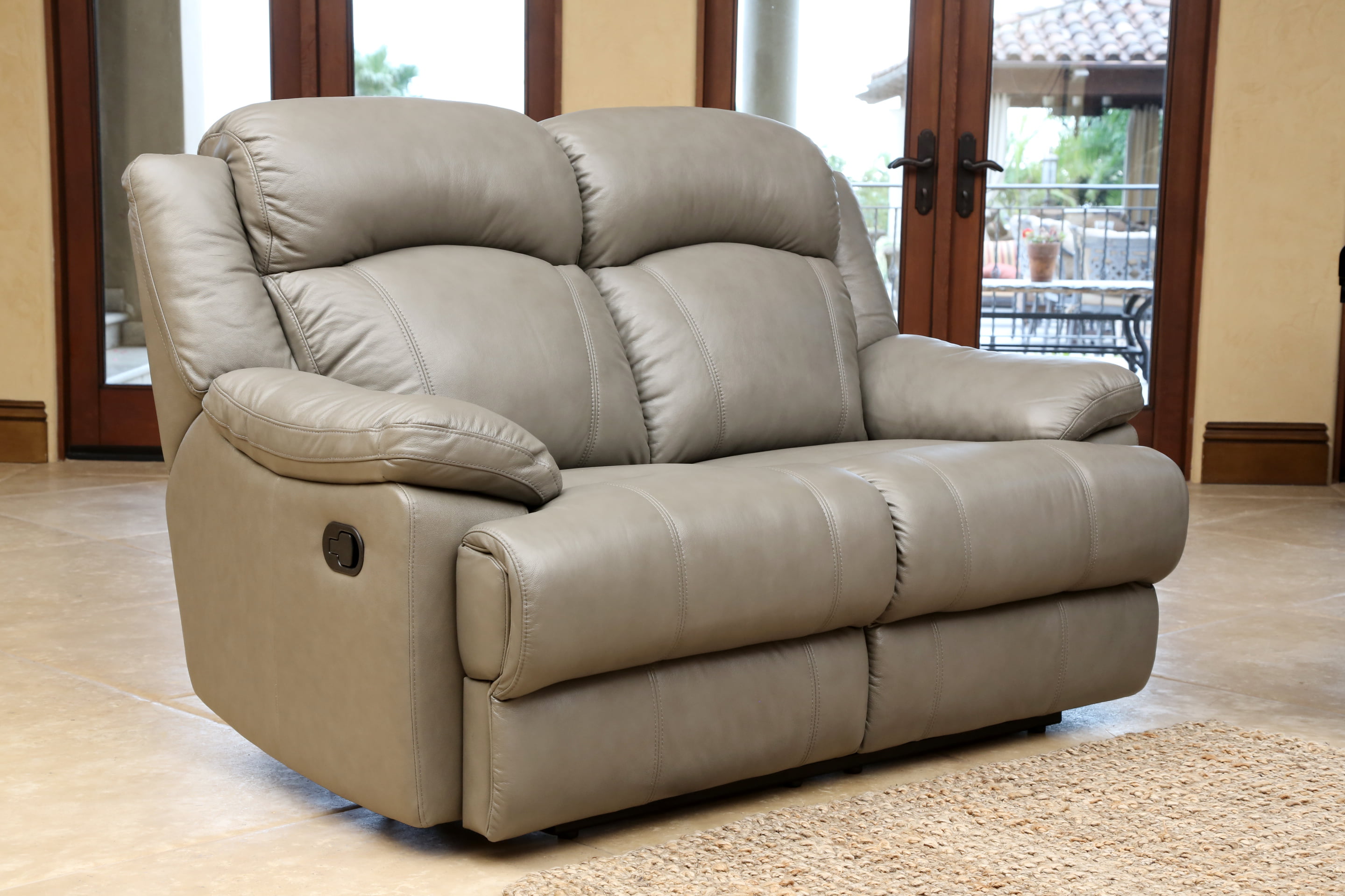 top grain leather sofa and loveseat recliner