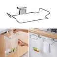 thumbnail image 2 of Innovative Kitchen Garbage Bag Holder Convenient Cabinet Door Garbage Bag Holder Sturdy Storage Rack for Small Spaces, 2 of 11