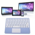thumbnail image 4 of Laptop  Keyboard, Multi Function Keys Ultra Thin Ergonomic Design Round Keycaps  Keyboard  for Tablets for Laptops ,Yellow,Sky Blue,Green,Purple, 4 of 8