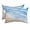 Blue, variant on Navy Blue Waves Coastal Outdoor Pillows for Chaise Lounge Chair Waterproof Lumbar Pillows with Insert&Adjustable Elastic Strap Beach Headrest Pillow Seaside Summer Beach Ocean Pool Pillow 11"x16"
