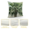 thumbnail image 4 of Shiartex Tropical Palm Tree Pillow Covers Vintage Green Banana Leaf Outdoor Decorative Throw Pillow Covers Rustic Pillowcases Farmhouse Cushion Covers for Couch Bed Sofa Decor 24x24in, 4 of 5