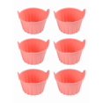 thumbnail image 2 of Multifunctional Silicone Ramekins 6 Pcs Baking Cups For Air Fryer Perfect For Muffins And Egg Dishes Non Design, 2 of 9