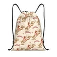 thumbnail image 1 of Xecao Howdy Cowgirl Pattern Sports Drawstring Backpack - String Swim Gym Bag with Wet Proof Pocket for Women&Men-Medium, 1 of 6