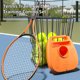 thumbnail image 4 of Rebotador De Práctica De Tenis, Juego De Entrenador De Tenis, De Peso Incorporado, Cuerda De Nailon De Alta Elasticidad, Portátil Para El Hogar, 4 of 7