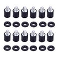 thumbnail image 2 of FPVDrone M3 Flight Controller Anti-Vibration Standoffs Fixed Screws Soft Mounting Hardware with Rubber Washer Rings for Naze32 CC3D F3 F4(12Sets), 2 of 4