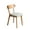 Natural+White#22, variant on Dining Chairs (White) Dining Chair Wooden FAS Grade Oak Wood Made in North America Dirt-free Wood Chair Solid Chair Table Chair Wooden Living Room Chair Simple And Natural 47.5 * 55.5 * 78cm,Wooden