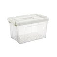 thumbnail image 2 of Caja de Almacenamiento con Tapa y Asas de Seguridad AGBOX | Transparente | Cap. 25L | Resistente y Práctica para Organizar tu Espacio, 2 of 5