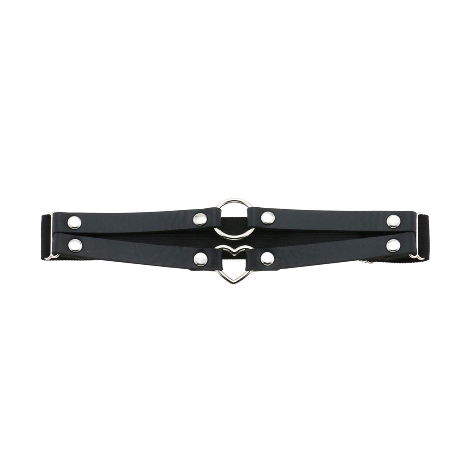 6-Piece Adjustable Garter Belt Set - Punk Thigh Rings With Anti-Slip Clips For Women Star Shaped Garter Belt 6-Piece Adjustable Garter Belt Set - Punk Thigh Rings With Anti-Slip Clips For Women Star Shaped Garter Belt
