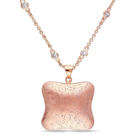 Everly Women's Cubic Zirconia 18k Plated Brass Necklace