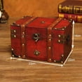 Classic Retro Wooden Storage Box Perfect For Organizing And