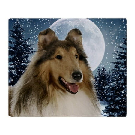 Collie Embroidered Fleece - CafePress - Collie - Soft Fleece Throw Blanket, 50