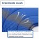 thumbnail image 4 of Collar isabelino de malla transpirable, azul, suave, cómodo, ajustable, cono de recuperación para mascotas de curación más rápida, 4 of 5