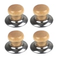 thumbnail image 5 of Fiocias Pot Lid Cover Knob Handle 4 Pieces Holding Knob Screw Handle Cooker Pot Caps Lid, 5 of 9
