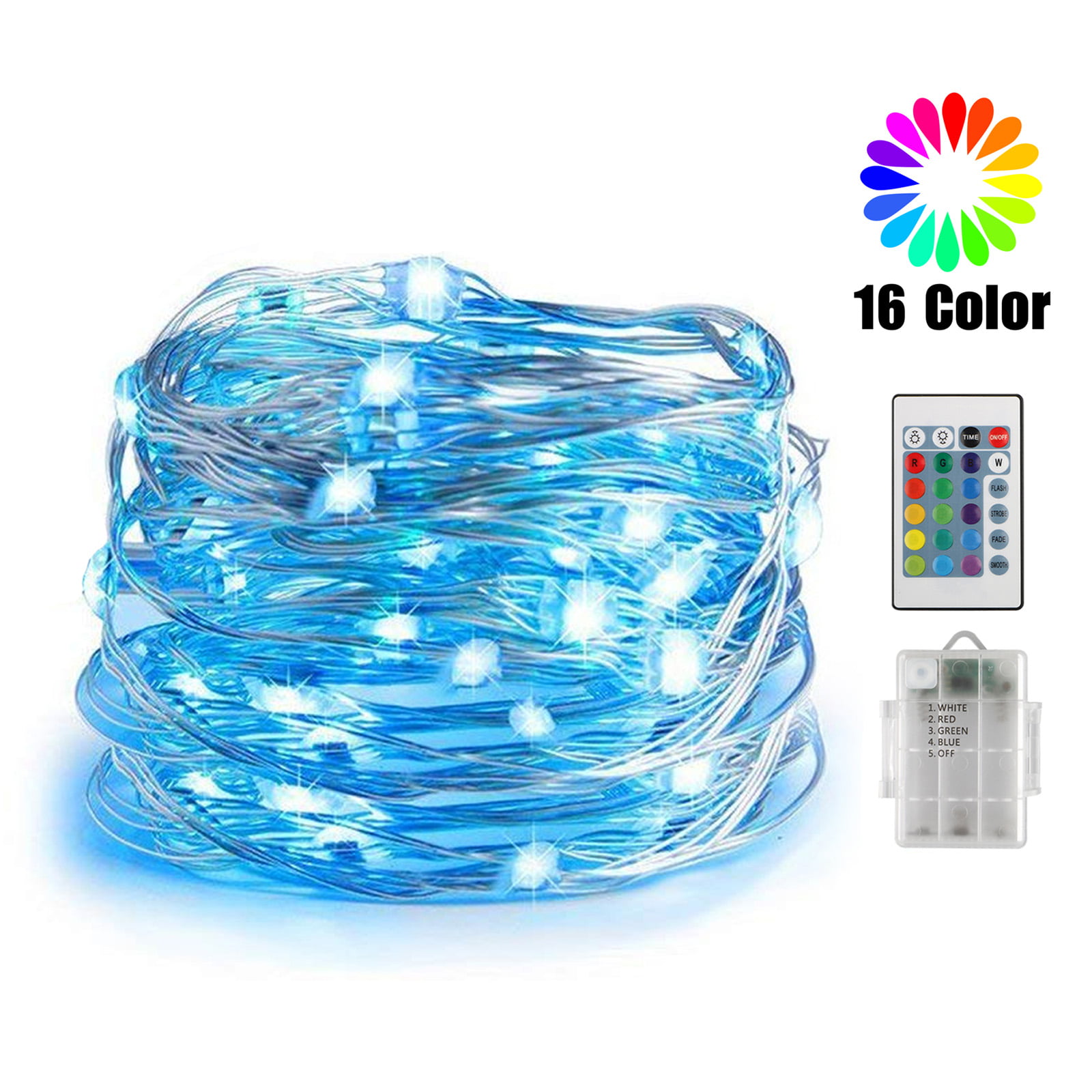 YIHONG Fairy String Lights Battery Operated/50 LED Lights 