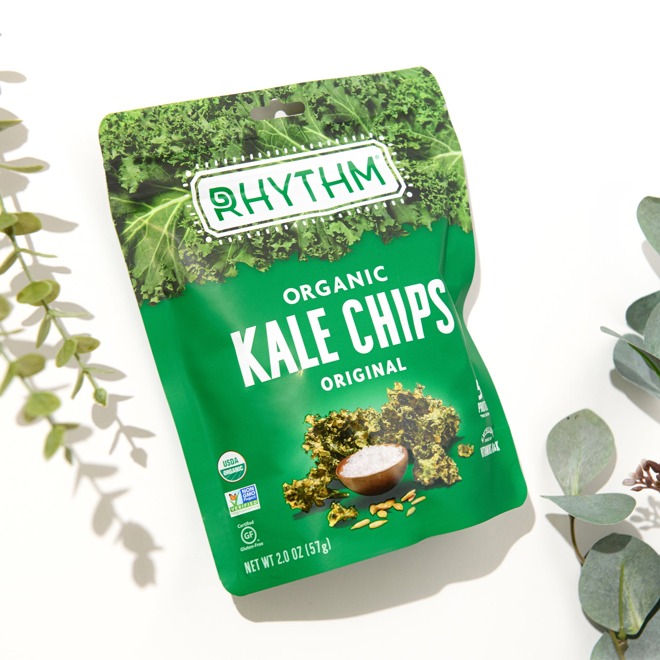 Rhythm Superfoods Kale Chips, Original, 2 Oz