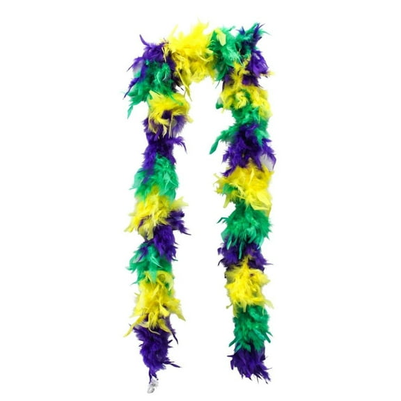 6' Purple, Green and Gold Sectional Boa (Each)