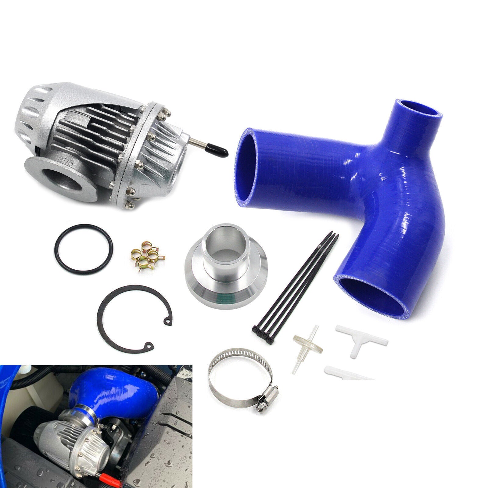 Yamaha FZR FZS SVHO SHO FX GP1800 Supercharger Blow Off Valve BOV