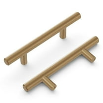 76 mm Center-to-Center Bar Pull Cabinet Pull - Champagne Bronze