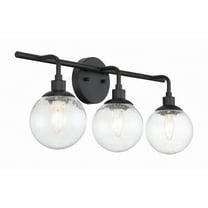 53303-FB Craftmade Lighting Que 3 Light Transitional Bath Vanity in Transitional Style - 23.75 inches wide by 10.5 inches high-Flat Black Finish