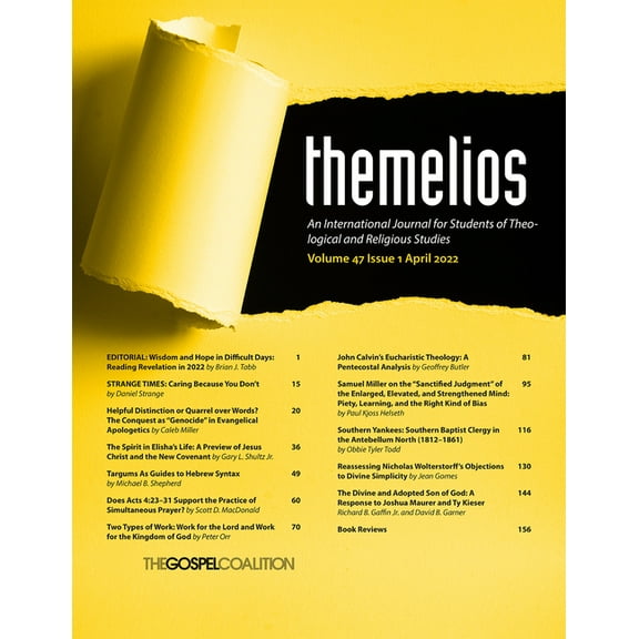 Themelios: Themelios, Volume 47, Issue 1 (Paperback)