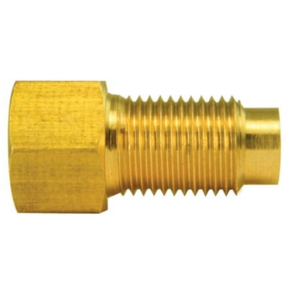 American Grease Stick (AGS) Brass adapter - 3/8-24 Inverted to M10 x 1.0, 1/card, sold by each