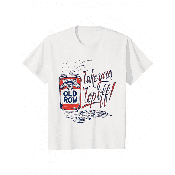 Take Your Top off Beer Shirt, Funny Drinking Graphic Tee for College Party, Southern Frat Style T-Shirt, Beer Lover Shirt for Men Menswear Vintage