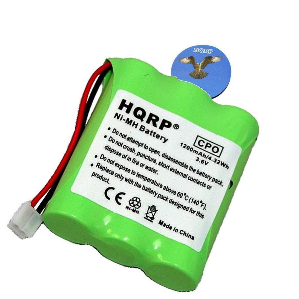 HQRP Phone Battery 2-Pack Compatible with AT&T Lucent Model 2422 SKU 23402 4051 SKU 59768 Part Number 89-0047-00-00 8900470000 Replacement Plus Coaster