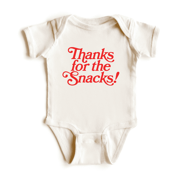 Thanks for the Snacks! 12M Baby Bodysuit