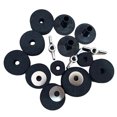 thumbnail image 1 of 18Pcs Tambour Feutre Pad Ensemble Aile Remplacement Accessoires Écrous de Musique Manches Cymbales Rondelles Accessoires de Remplacement d'Instruments de Musique, 1 of 8