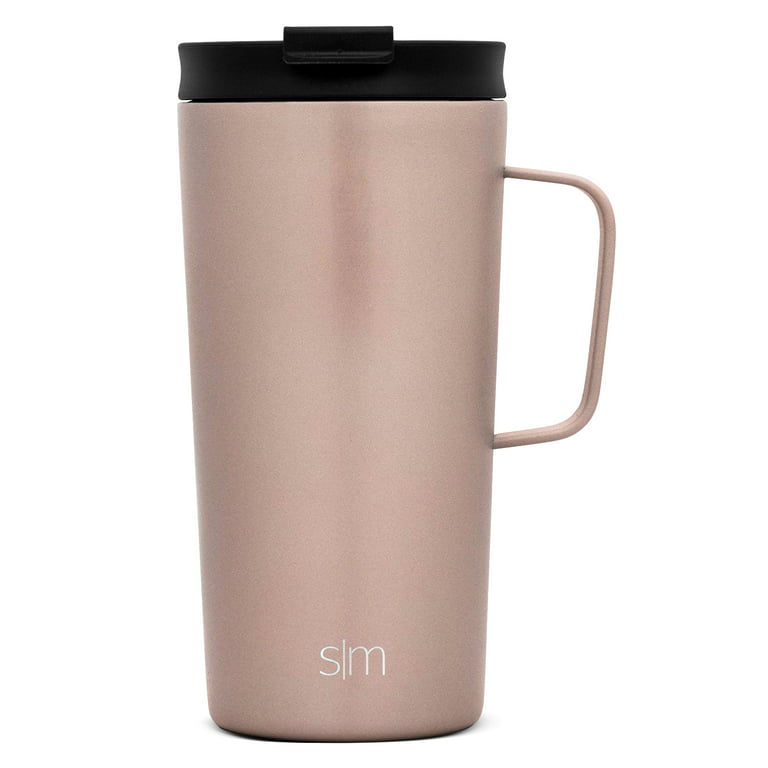 Simple Modern 12 oz Scout Coffee Mug Tumbler - Travel Cup for Men & Women  Vacuum Insulated Camping Tea Flask with Lid 18/8 Stainless Steel Hydro  Pattern: Carrara Marble 
