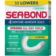 thumbnail image 1 of Sea Bond Secure Denture Adhesive Seals, Fresh Mint Lowers, 30 Count, 1 of 6