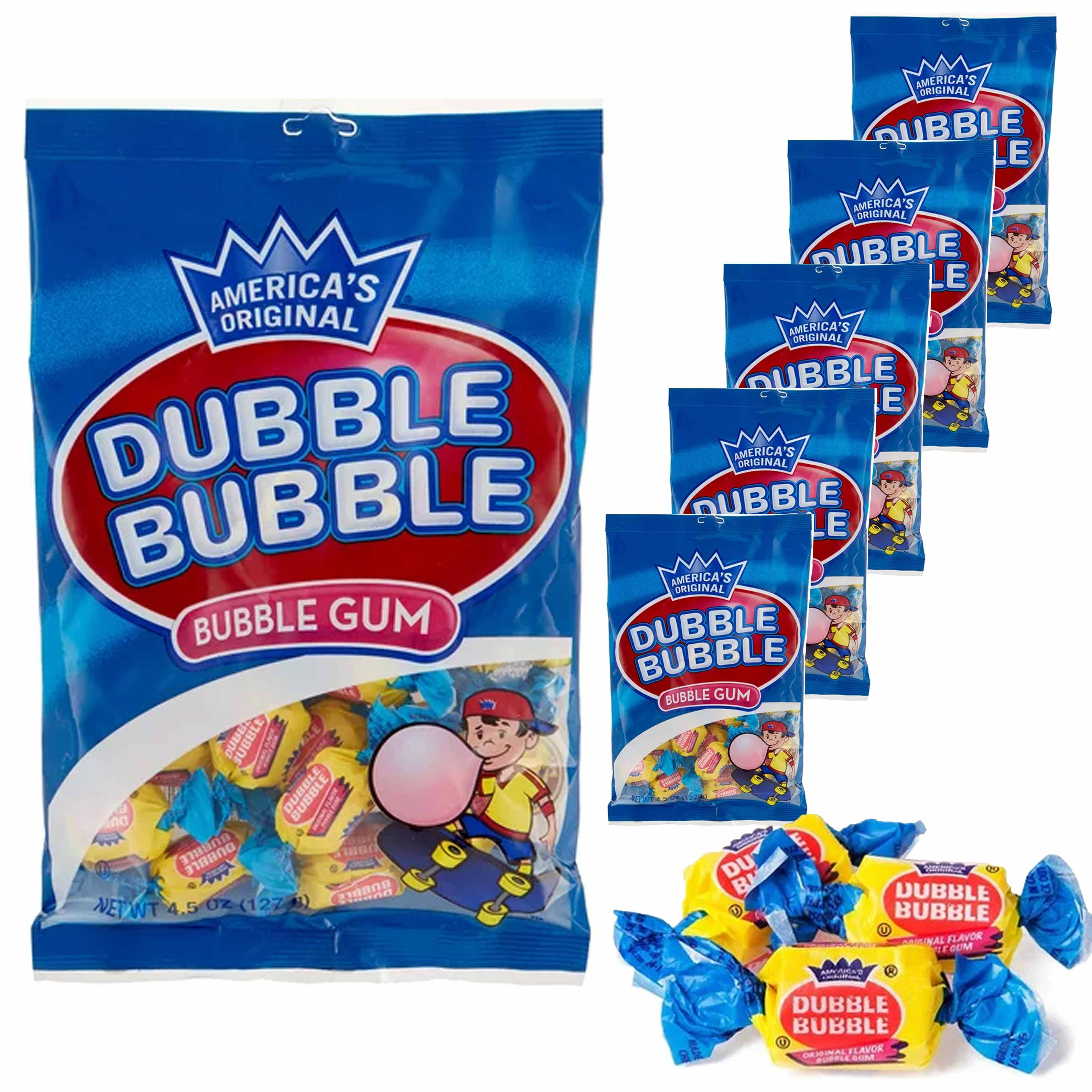 Double Bubble Dubble Bubble Original Flavor Gum - 1 Pound Individually Wrapped Bubbl Gum Chewing Bubble Gum - Foto 2
