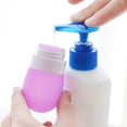 thumbnail image 2 of Silicone Travel Mini Portable Shampoo Shower Gel Lotion Empty Squeeze Bottle, 2 of 8