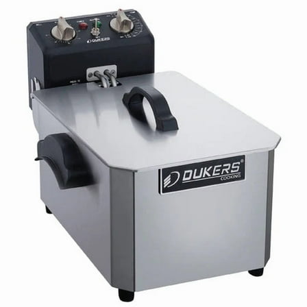 Dukers DCF10E 10lb One Basket Electric Countertop Fryer