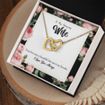 thumbnail image 3 of To My Wife Our Story Inseparable Necklace, 3 of 20