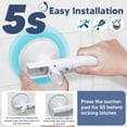 thumbnail image 5 of Vessgra Shower Grab Bars with Suction, 2-Pack 13 " Bathroom Safety Handles for Seniors & Disabled, Non-Slip Support Rails with Glow Strip, 5 of 6
