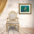 thumbnail image 3 of Fitzharris, Tim 14x12 Gold Ornate Wood Framed with Double Matting Museum Art Print Titled - Eastern Bluebird Female II, 3 of 4