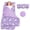 Purple magic horse, variant on Primlect Toddler Nap Mat, Thickened Extra Large Sleeping Bag with Removable Pillow, 55" x 22" Sleeping Mat, for Daycare, Preschool, Kindergarten