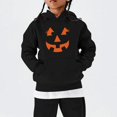 thumbnail image 5 of KAUOD Youth Cotton Pumpkin Hoodies Thick Warm Fleece Halloween Pullover Hoodie Sweatshirts Teen Kids Girls Oversized Tops, 5 of 8