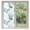 Purple, variant on Summer Hydrangeas Window Privacy Film, White Blue Flowers Pastoral Leaves Static Cling UV Sun Blocking Heat Control Window Tint Day and Night, Non-Adhesive One Way Windows Privacy Cover 35.4''x78.7''