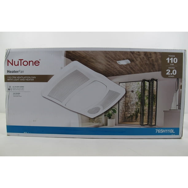 NuTone 765H110L 110 CFM Ventilation Fan with Heat